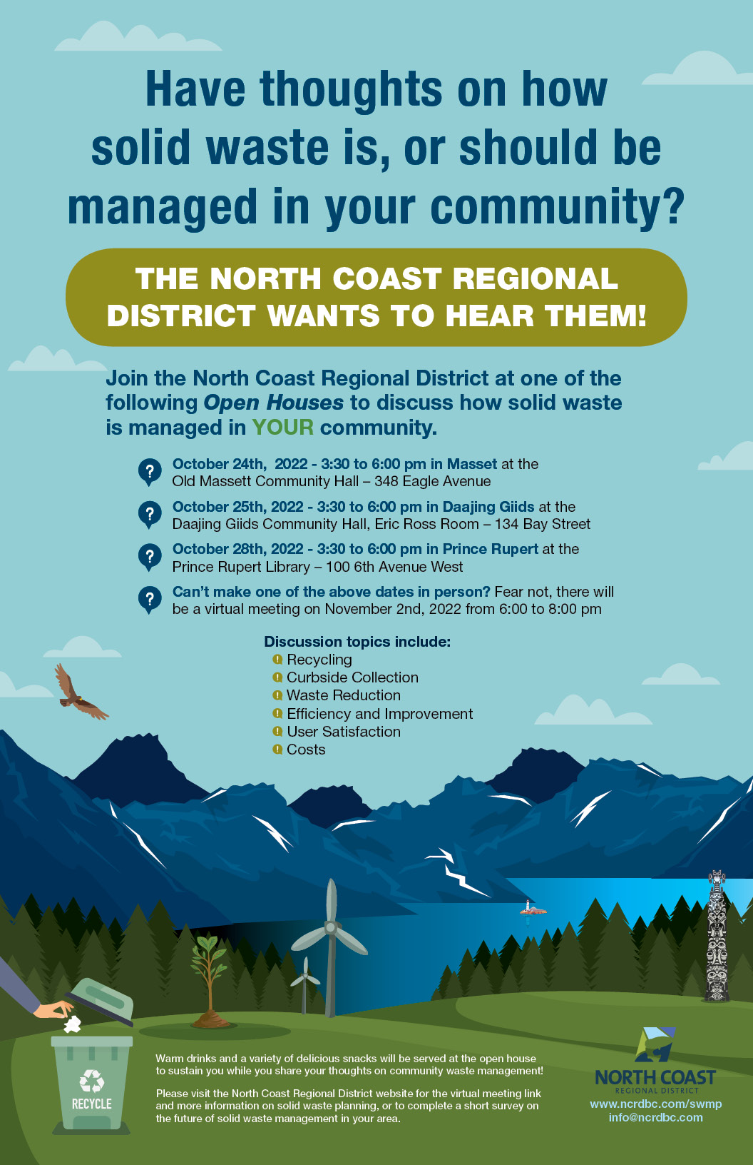 North Coast Regional District Solid Waste Management Open House